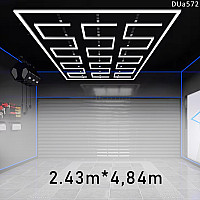 LED осветление за таван и гараж със светещи S фигури - DUa572